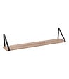 5 FIVE SIMPLY SMART - Étagère Effet chêne naturel et Métal noir L 78 cm - vignette