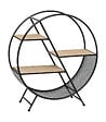 ATMOSPHERA - Étagère de rangement Ronde en métal  H 55.8 cm - vignette
