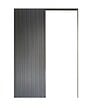 GD MENUISERIES - Porte Coulissante Athena Noir H204 x L73 cm, Galandage, kit finition - vignette