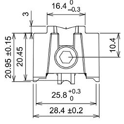 LA CROISEE DS - Chariot à galet simple réglable PETP douille aiguille 110 Kg 4591 Sepalumic LA CROISEE DS - DS4591 - large