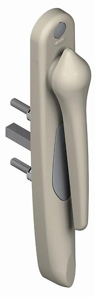 LA CROISEE DS - Poignée 20° extérieur 5511 LA CROISEE DS - Saillie réduite - Gris inox claro - Droite - DS5511-D870 - large