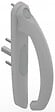 LA CROISEE DS - Poignée 20° intérieur 5531 LA CROISEE DS - Profil 35 à 53mm - Gris inox claro - Droite - DS5531-D870 - vignette