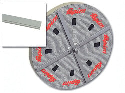 FAPIM - Tringle polyamide 1683 FAPIM pour galiplus 2/3/4 pour machine FP13/FP14 - Noire - le mètre - 1683-88 - large