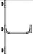 FAPIM - Kit anti-panique FAPIM OLTRE - Barre 3 points Haut et Bas - Blanc 9010 – 8806/32 - vignette