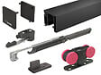 MANTION - Ensemble complet SAF-SLIM MANTION pour porte coulissante jusqu'à 1030 mm - SAF-S82D-195 - vignette