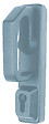 JPM - Demi ensemble réversible à  bouton fixe profil européen aluminium â€“ JPM - EN3600-01-0A - vignette