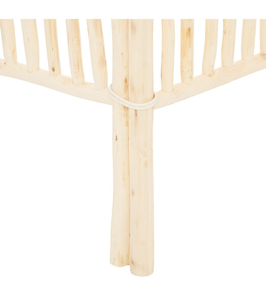 ATMOSPHERA - Paravent en Bois de Peuplier et Coton H 169,5 cm - large