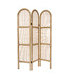 ATMOSPHERA - Paravent Cannage en Bois de Paulownia et Rotin H 169.5 cm - vignette