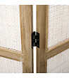 ATMOSPHERA - Paravent Cannage en Bois de Paulownia et Rotin H 169.5 cm - vignette