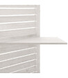 ATMOSPHERA - Paravent original avec 3 Étagères  Bois blanc H 170 cm - vignette