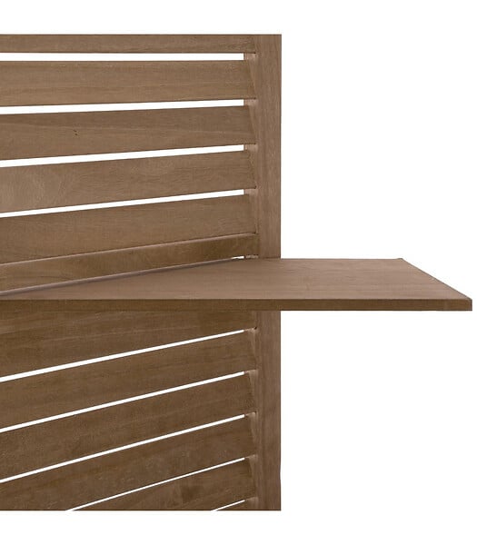 ATMOSPHERA - Paravent original avec 3 Étagères  Bois naturel H 170 cm - large