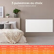 CIARRA - CIARRA CDHT20E Radiateur Electrique Mural 2000W 15-20㎡ Chauffage IP24 Programable Inertie Sèche Céramique - vignette