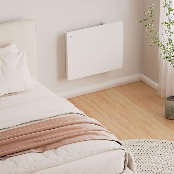 CIARRA - CIARRA CDHT10E Radiateur Electrique Mural 1000W 5-10㎡ Chauffage IP24 Programable Inertie Sèche Céramique - large