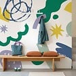 99DECO - Papier peint panoramique - Taratata - Vert - intissé : 150g/m² - 7 lés : 336x270cm - vignette
