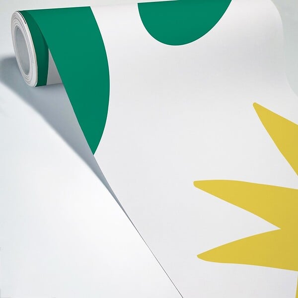 99DECO - Papier peint panoramique - Taratata - Vert - intissé : 150g/m² - 7 lés : 336x270cm - large