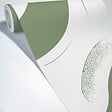99DECO - Papier peint panoramique - Méandre - Vert - intissé : 150g/m² - 7 lés : 336x270cm - vignette