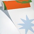 99DECO - Papier peint panoramique - Taratata - Orange - intissé : 150g/m² - 7 lés : 336x270cm - vignette