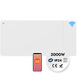 CIARRA - CIARRA CDHTD20A-W Radiateur Electrique Connecté Mural 2000W 15-20㎡ Double Cœur de Chauffe IP24 Chauffage Programable - vignette