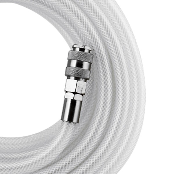 Tuyau à Air Comprimé AUPROTEC 15m Diamètre 8mm - Flexible PVC Avec Raccord Sécurité S2000 Pour Compresseur