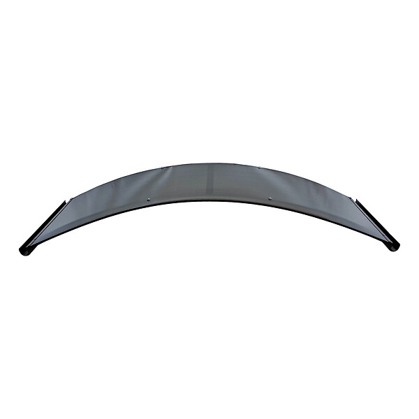 STARKEDACH - Auvent à cadre en aluminium RODEO R-150 8017 bombé avec revêtement en polycarbonate - large
