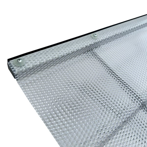 STARKEDACH - Auvent à cadre en aluminium STARKEDACH DIAMONDS Straight T-150 7035 avec revêtement monolithique en polycarbonate - large