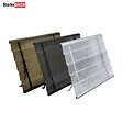 STARKEDACH - Auvent à cadre en aluminium STARKEDACH DIAMONDS Straight T-150 7035 avec revêtement monolithique en polycarbonate - vignette