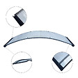 STARKEDACH - Auvent à cadre en aluminium RODEO R-150 7016 bombé avec revêtement en polycarbonate - vignette