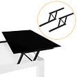 EMUCA - Jeu de ensemble de mécanismes de levage pour table basse, permet de lever la table de 135mm, Acier, Peint en noir - vignette