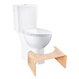 GROHE - PACK WC à poser Bau Ceramic + Tabouret physiologique Bois - vignette