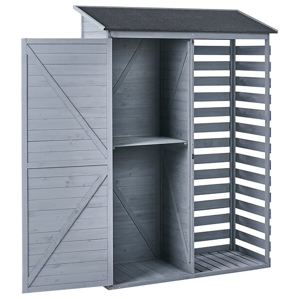 BELIANI - Abri de jardin CENGIO 130 cm 57 cm Gris - large