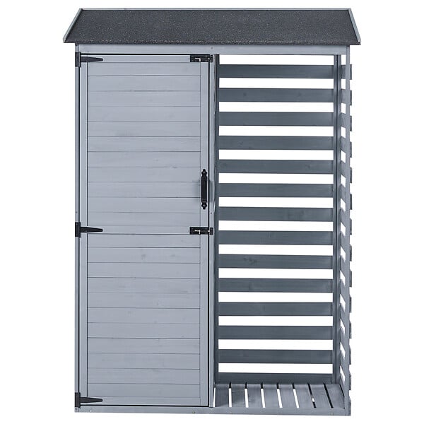 BELIANI - Abri de jardin CENGIO 130 cm 57 cm Gris - large