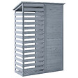BELIANI - Abri de jardin CENGIO 130 cm 57 cm Gris - vignette