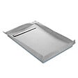 MARMOX - Receveur à carreler U-Tile et grille caniveau inox excentrée - vignette