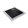 MARMOX - Receveur pierre naturelle graphite noir U-Tile grille caniveau excentrée - vignette