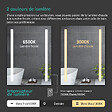 EMKE - EMKE Miroir lumineux salle de bain 60x80cm, Miroir LED avec Interrupteur à bouton, Anti-buée, Miroir avec éclairage lumière Blanche Froide/Chaude - vignette