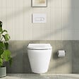 VITRA - Pack WC suspendu VitrA Integra blanc + bâti mur porteur V-Fix Core + Plaque Round Blanche - vignette