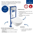 VILLEROY ET BOCH - Pack WC suspendu sans bride Architectura Twistflush [e³] rond + bâti-support ViConnect + plaque chrome mat - vignette