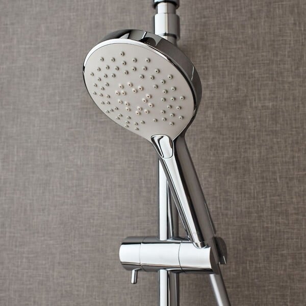 JACOB DELAFON - Pommeau de douche Metro 3 jets chromé + flexible - large