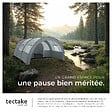 TECTAKE - Tente tunnel Roskilde pour 6 personnes gris clair/gris foncé - vignette