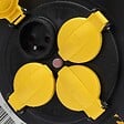 VELAMP - Enrouleur chantier VELAMP 4 prises H07RN-F3G1.5MM2 NF CE - IP44 de 25M - vignette