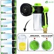 VOUNOT - Tuyau d’Arrosage Extensible 30m avec Récipient Savon et accessoires vert - vignette