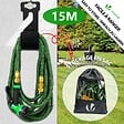 VOUNOT - Tuyau d’Arrosage Extensible 15m Renforce avec Accessoires vert - vignette