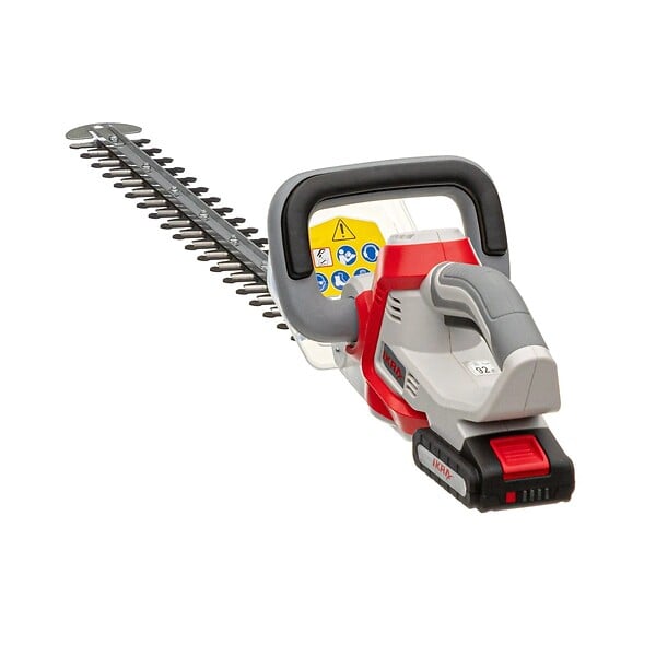 IKRA - Taille haie sans fil 20V - Lame de coupe 54 cm - Batterie Lithium 2.0Ah + Chargeur 20V - Très léger IKRA - large
