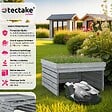 TECTAKE - Garage pour robot tondeuse en bois avec toit végétalisable - vignette