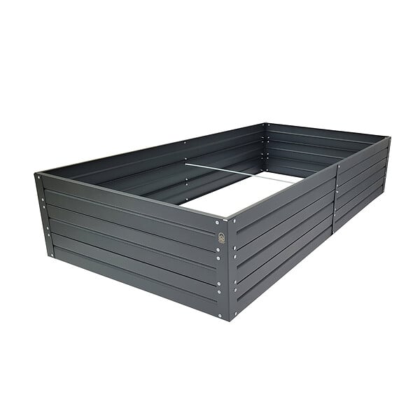 KLASIKA GARDEN - Jardinière surélevée KLASIKA GARDEN, revêtement par poudrage, anthracite RAL7016 150x75x30 - large