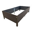 KLASIKA GARDEN - Jardinière surélevée GPPS KLASIKA WOODLOOK, marron 150x75x30 - vignette