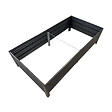 KLASIKA GARDEN - Jardinière surélevée GPPS KLASIKA WOODLOOK, marron 150x75x30 - vignette
