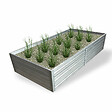 KLASIKA GARDEN - Jardinière surélevée KLASIKA GARDEN, acier galvanisé 150x75x30 - vignette