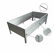 KLASIKA GARDEN - Jardinière surélevée KLASIKA GARDEN, acier galvanisé 150x75x30 - vignette
