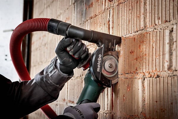 METABO - Capot d'aspiration tronçonnage CED 125 Clip pour meuleuse - large